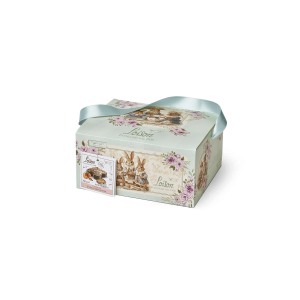 Colombe de Pâques Pèche et Noisettes