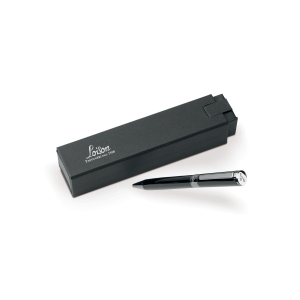 Stylo noir élégant avec étui